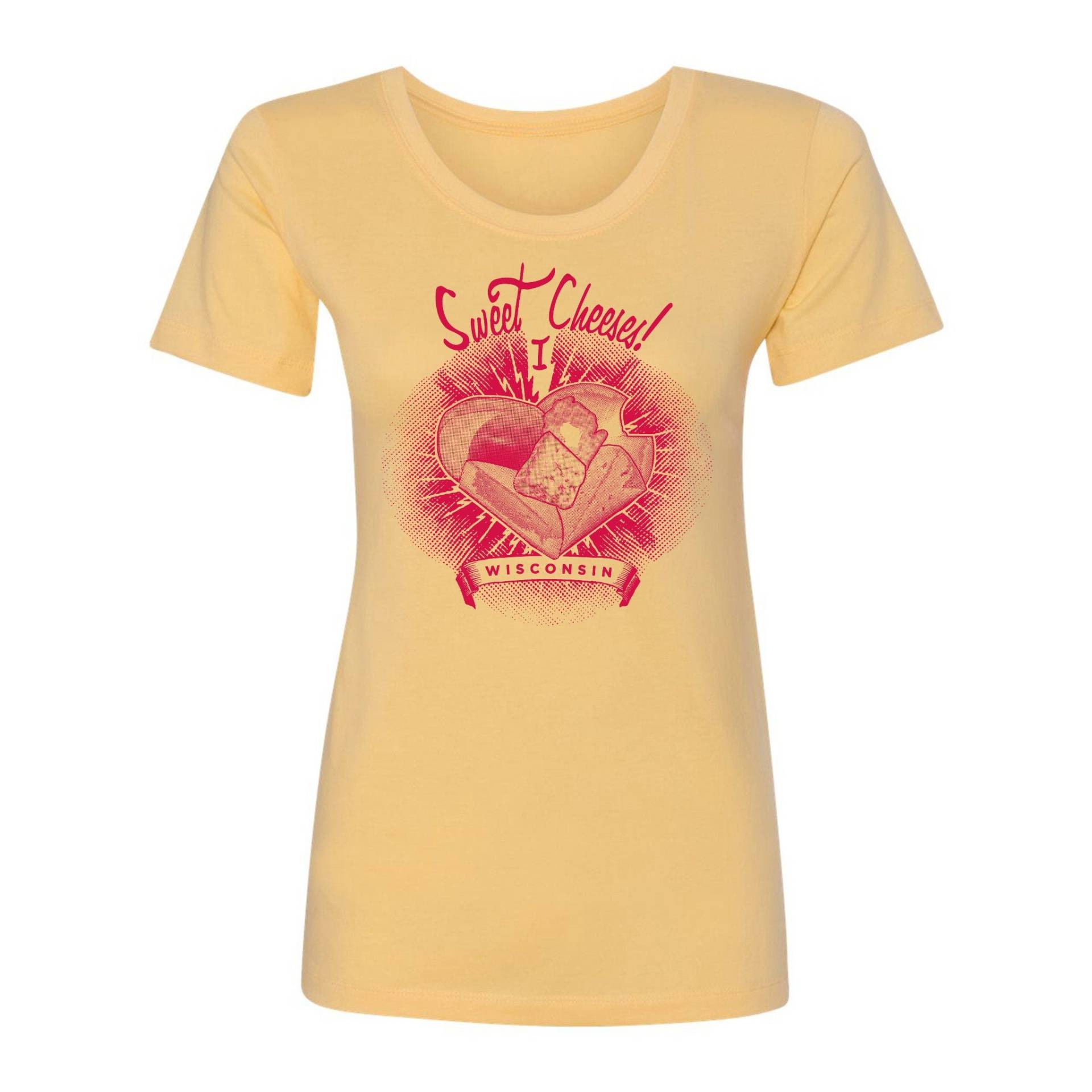Süßkäse Ich Liebe Wisconsin, Damen', T-Shirt Süßkäse Ich Liebe Wisconsin, Damen', T-Shirt von ScansinBrand