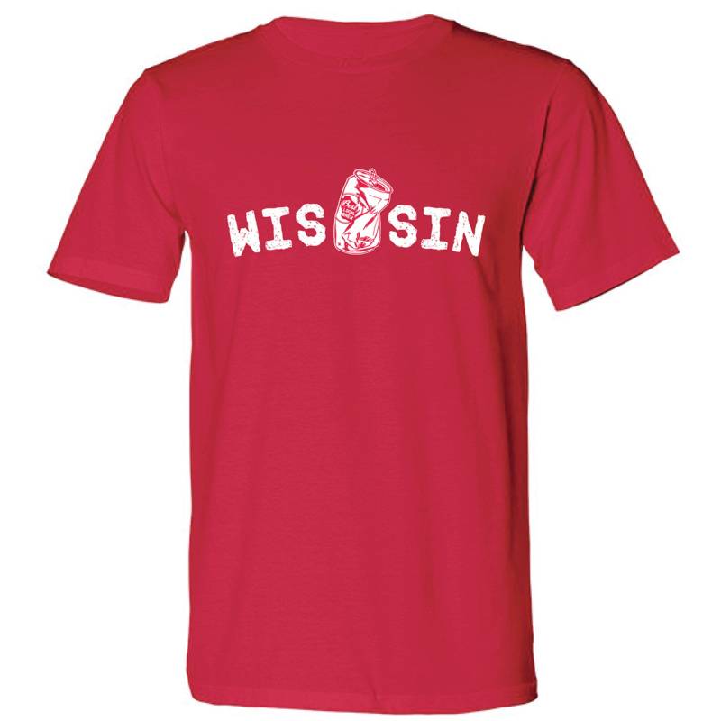 Wis "Kann" Sünde, T-Shirt, Unisex, Wisconsin, Rot, Dachs Wis "Kann" Sünde, T-Shirt, Unisex, Wisconsin, Rot, Dachs von ScansinBrand