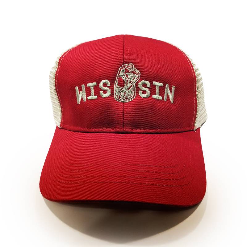 Wis "Kann" Sünde, Trucker Hut, Wisconsin, Snapback von ScansinBrand