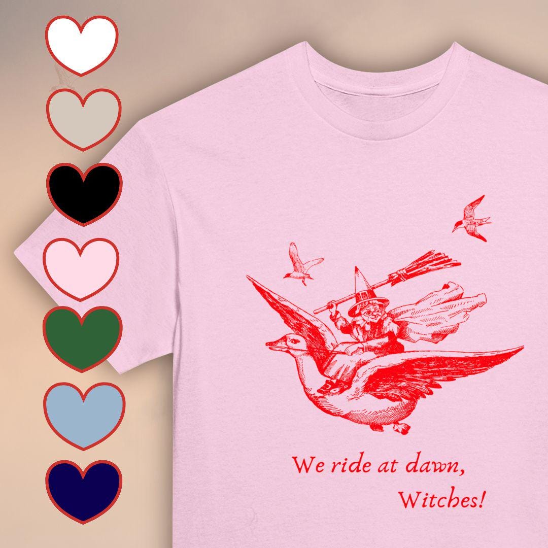 Wir Reiten Im Morgengrauen, Hexen Shirt | Kein Ai von ScaraOfficial