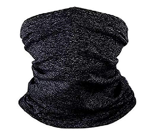 Unisex Nahtlose multifunktionale Kopfbedeckung Bandana Schal - Elastic Tube Magic Stirnband Gamasche Sturmhaube Snood Gesichtsmaske UV Residence (Schwarz) von Scarf Shack