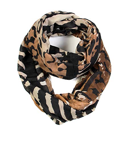 Scarfand Schal mit Unendlichkeitssymbol - Gold - Einheitsgröße von Scarf&