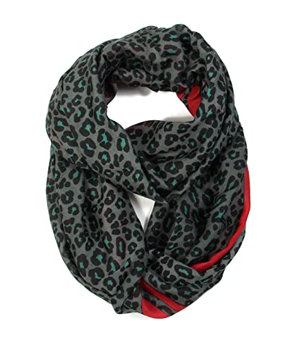 Scarfand Schal mit Unendlichkeitssymbol - Gr�n - Einheitsgröße von Scarf&