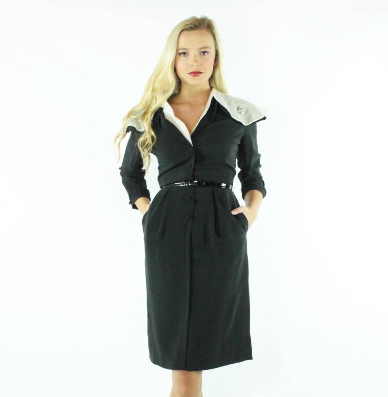 50Er Jahre Cocktailkleid Small S von ScarletFury