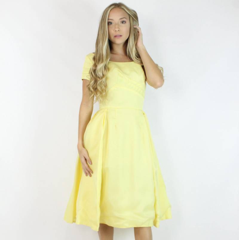 60's Gelbes Abendkleid Xs X-Klein von ScarletFury