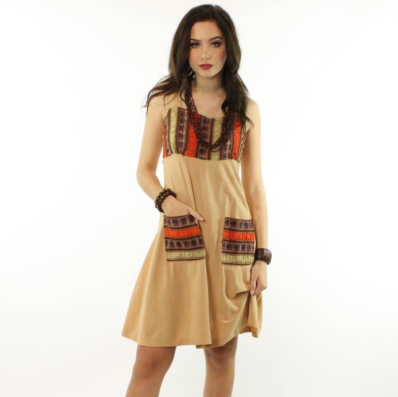 70Er Jahre Hippie Kleid Medium M von ScarletFury