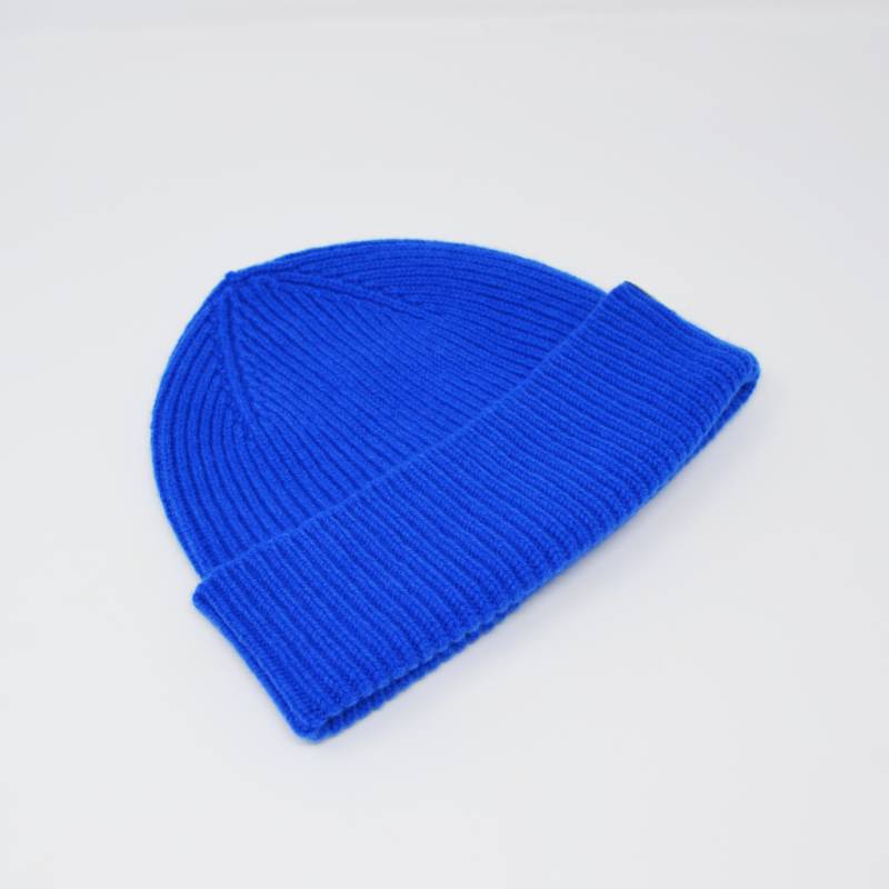 Unisex Royal Blaue Mütze, Lambswool Mütze Unisex Royal Blaue Mütze, Lambswool Mütze von ScarletKnitwear