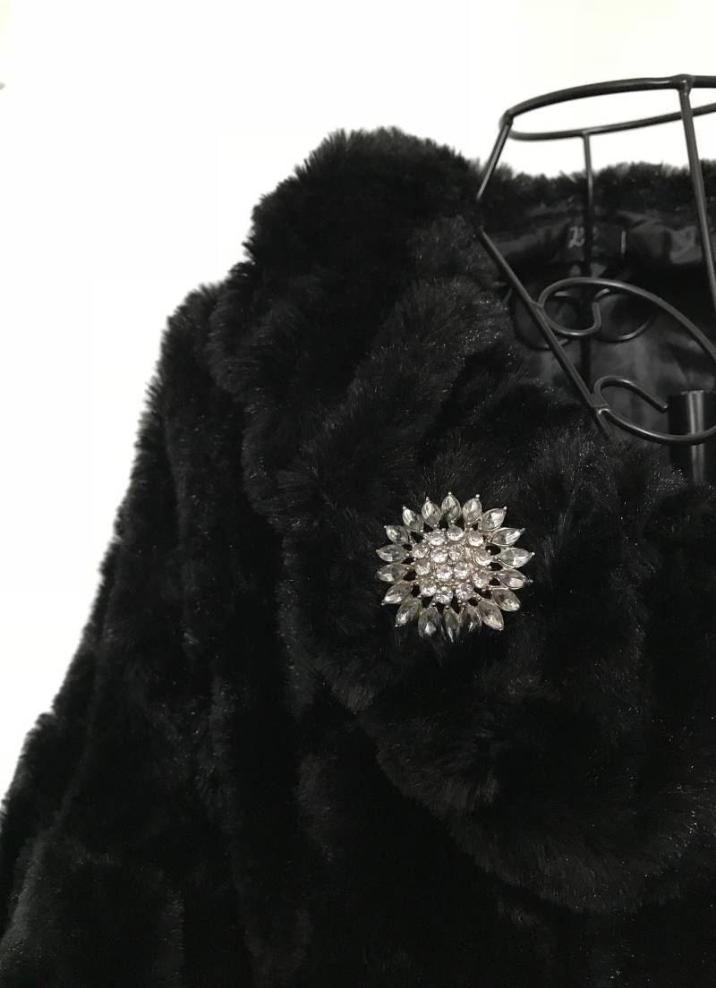 Vintage Silber Ton Strass Brosche Vintage Silber Ton Strass Brosche von ScarletMossVintage