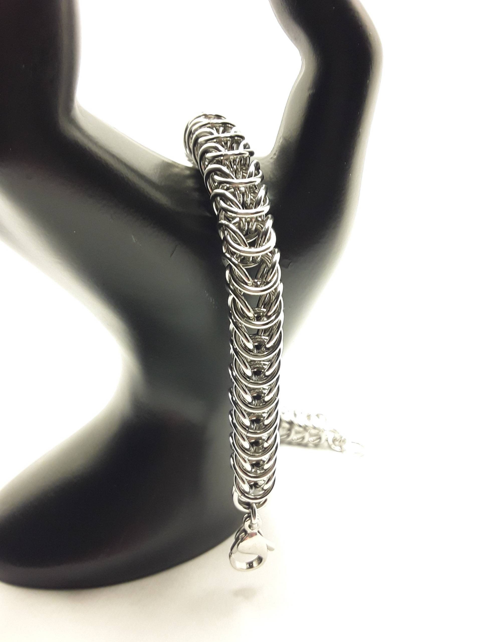 Edelstahl Chainmaille Armband Box Weave Design Edelstahl Chainmaille Armband Box Weave Design von ScarletsLair