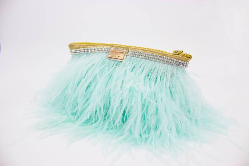 Hand Aus Clutch, Handtasche, Türkis von ScarlettJamesBoutik