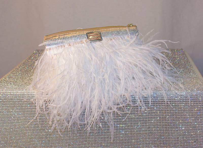 Handgemachte Kupplung, Geldbeutel, Blanc Weiß von ScarlettJamesBoutik