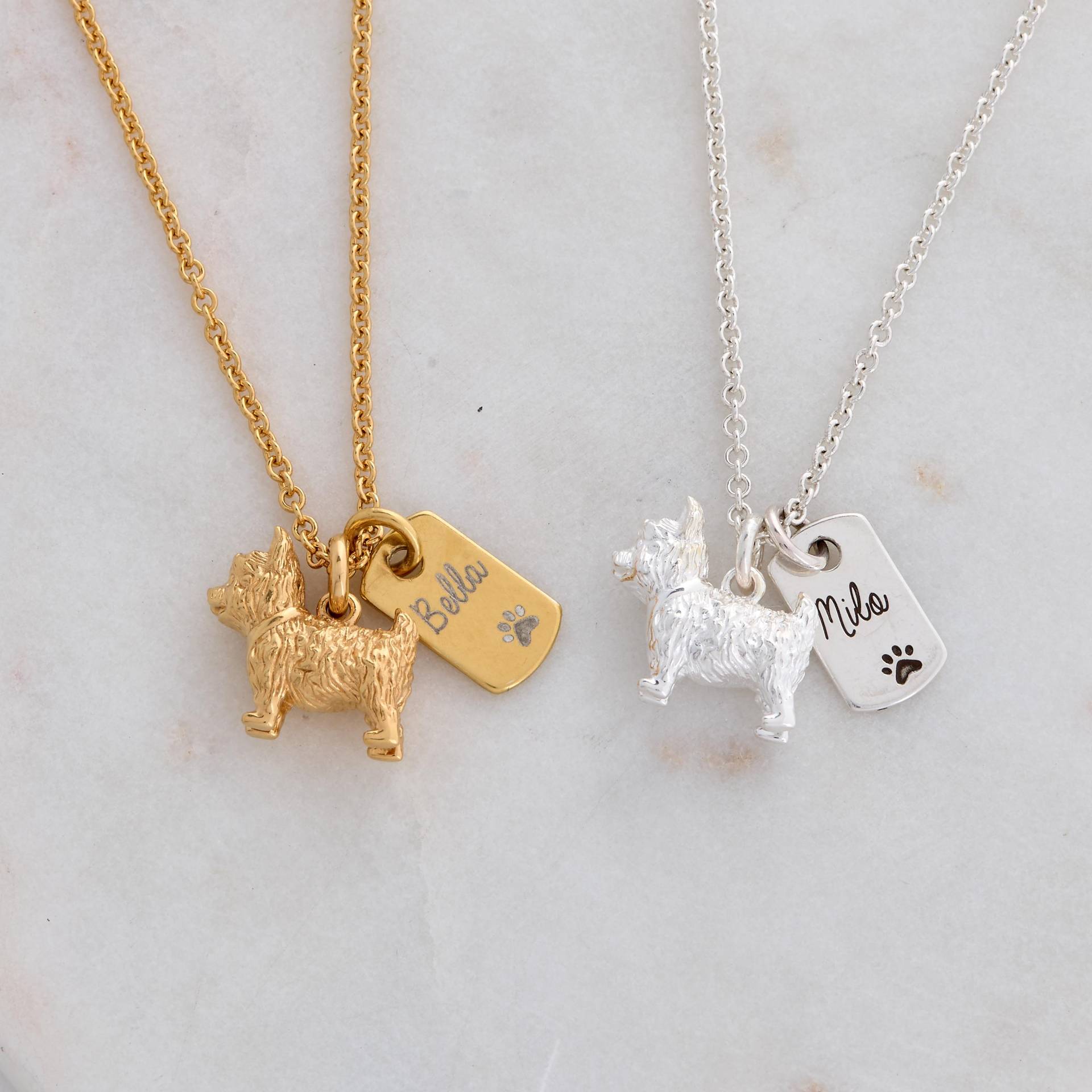 Westie Cairn Terrier Personalisierte Silber Halskette - Anhänger Haustier Verlust Geschenk, Für Hundebesitzer von ScarlettJewellery