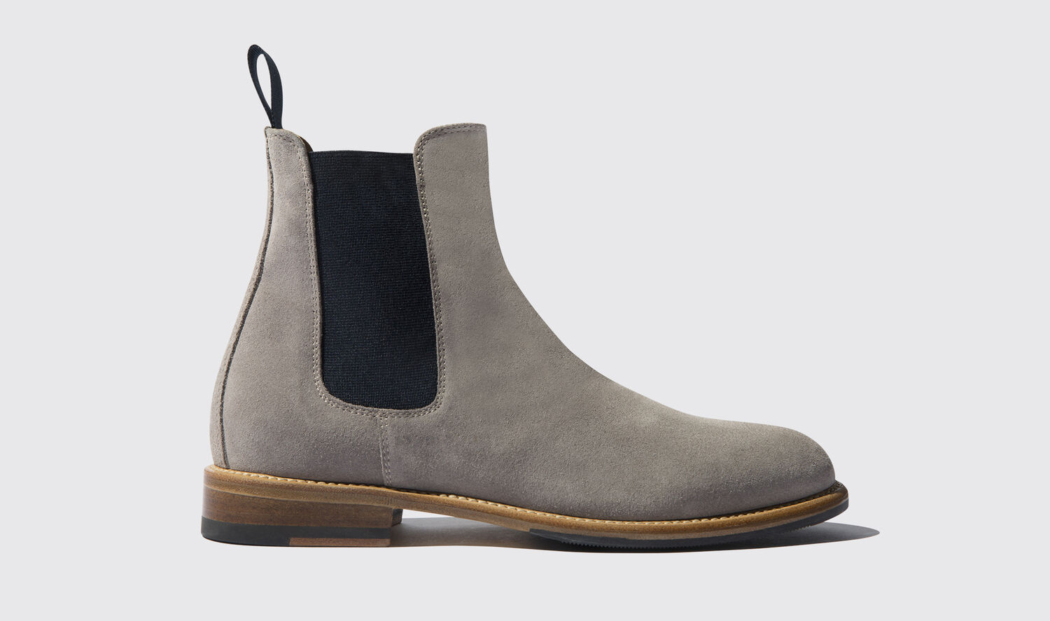 Scarosso Chelsea Boots Bruna Taupe Kalbsleder von Scarosso