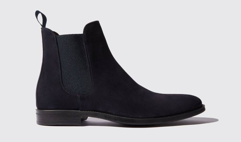 Scarosso Chelsea Boots Giacomo Blue Veloursleder Scarosso Chelsea Boots Giacomo Blue Veloursleder von Scarosso