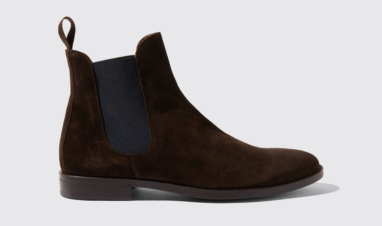 Scarosso Chelsea Boots Giacomo Brown Veloursleder von Scarosso