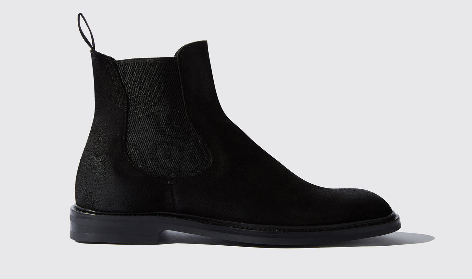 Scarosso Chelsea Boots Hunter Black Veloursleder von Scarosso