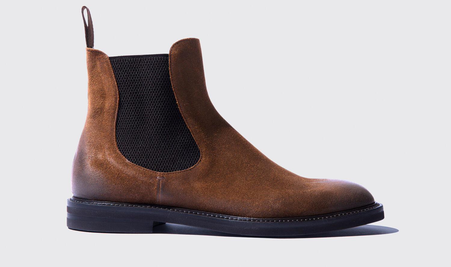 Scarosso Chelsea Boots Hunter Cigar Veloursleder von Scarosso