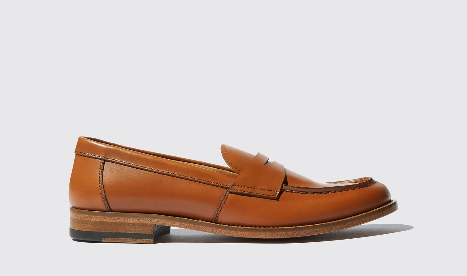 Scarosso Loafers Harper Cognac Calf Leather von Scarosso