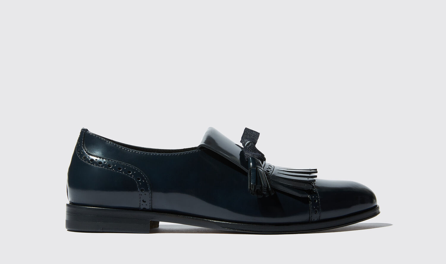 Scarosso Monk Schuhe Lucy Blue Calf Leather von Scarosso