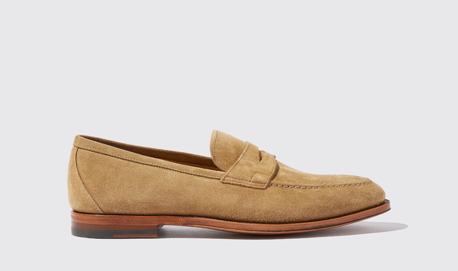 Scarosso Loafers Stefano Beige Scamosciato Veloursleder von Scarosso