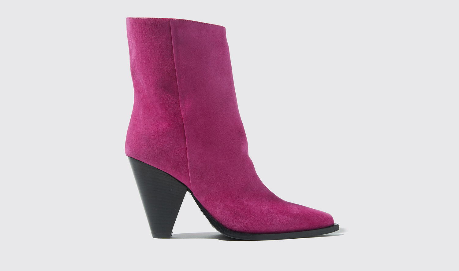 Scarosso Stiefel Emily Fuchsia Suede Veloursleder von Scarosso