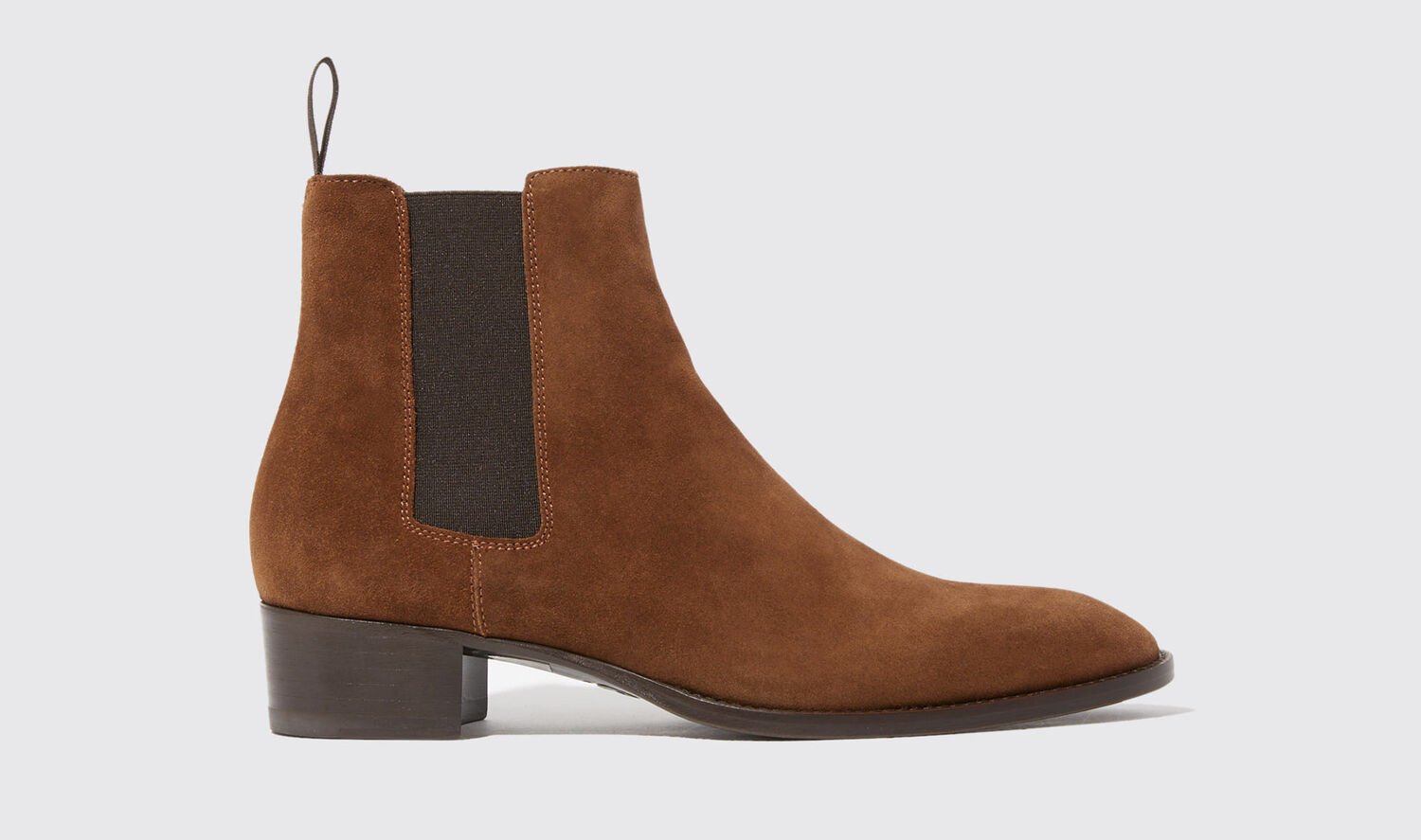 Scarosso Chelsea Boots Axel Hellbraunes Veloursleder Veloursleder von Scarosso