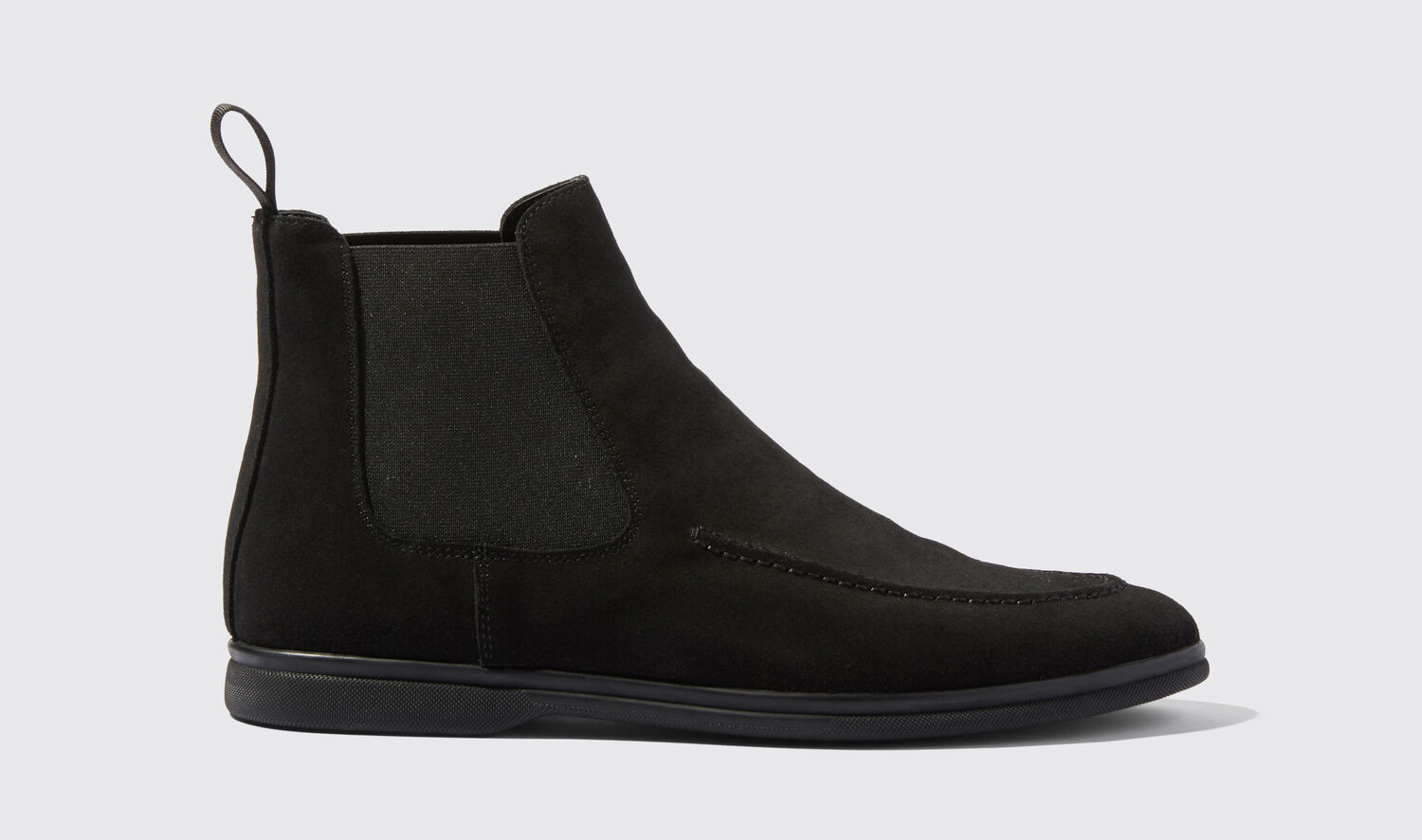 Scarosso Chelsea Boots Eugenio Nero Scamosciato Veloursleder von Scarosso