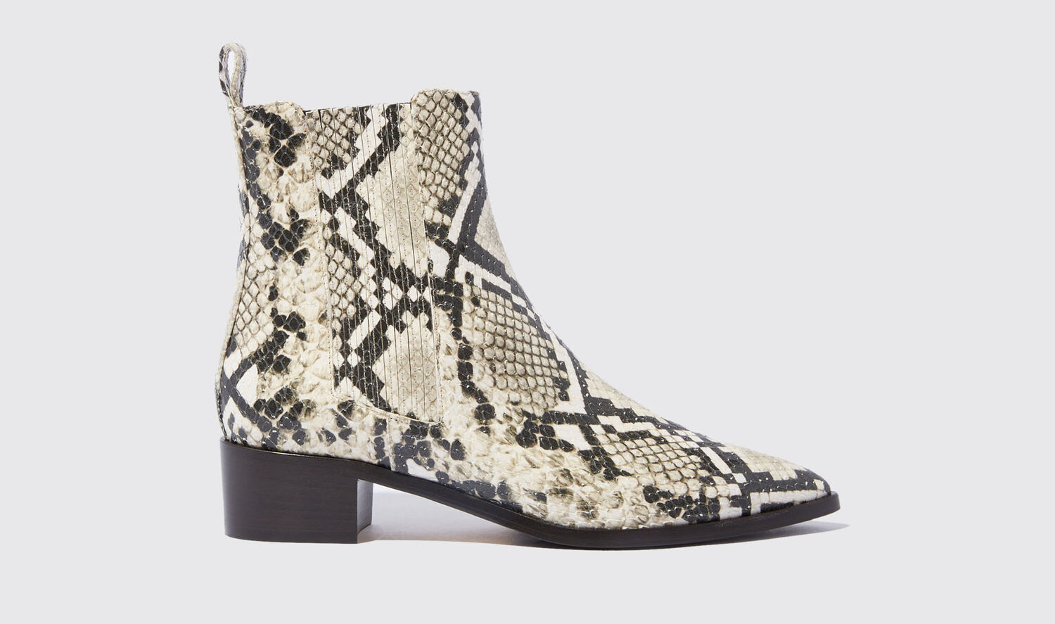 Scarosso Chelsea Boots Olivia Python Kalbsleder Python-Print von Scarosso