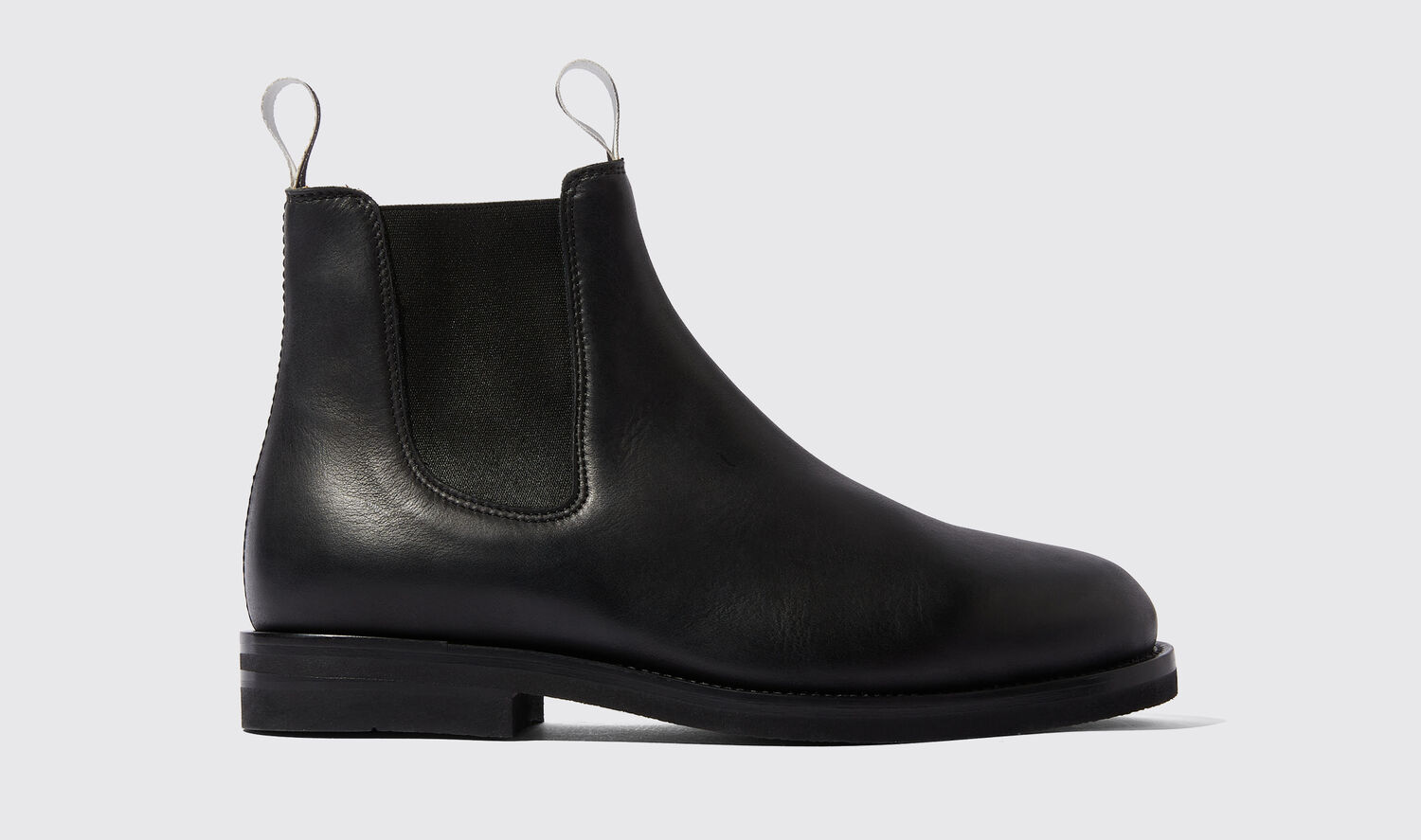 Scarosso Chelsea Boots William III Black Calf Leather von Scarosso