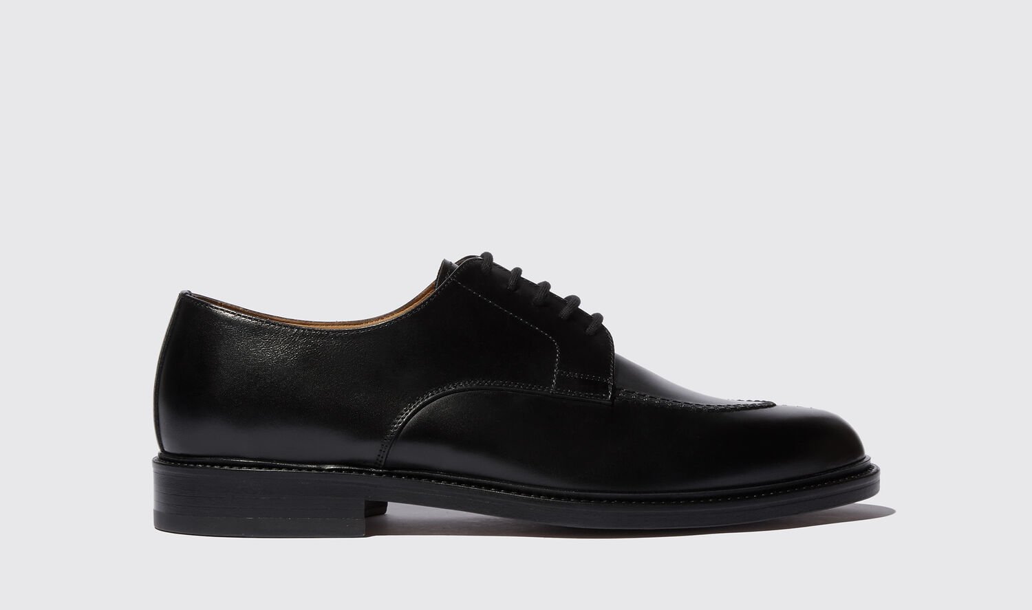 Scarosso Derbies Chuck Black Kalbsleder von Scarosso