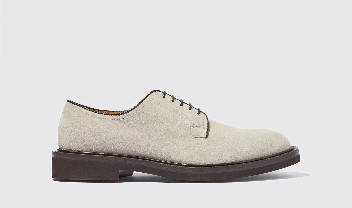 Scarosso Derbies Harry Sand Veloursleder Veloursleder von Scarosso