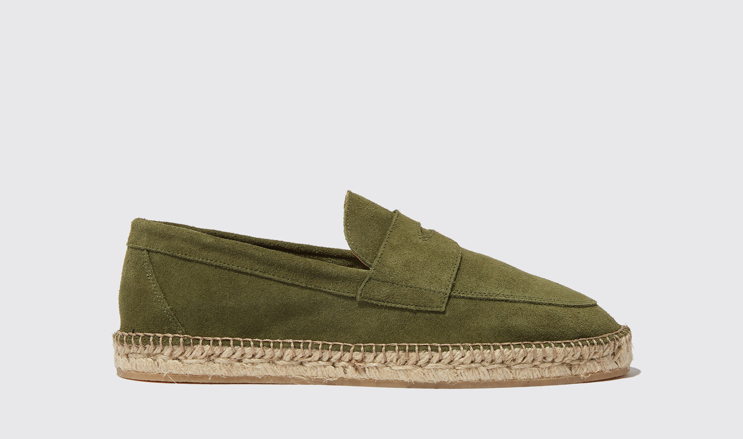 Scarosso Espadrilles Diego Green Suede Veloursleder von Scarosso