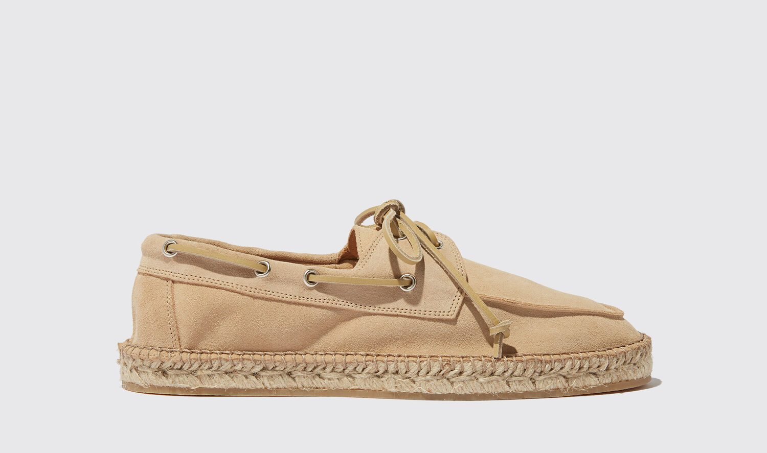 Scarosso Espadrilles Felipe Beige Suede Veloursleder von Scarosso