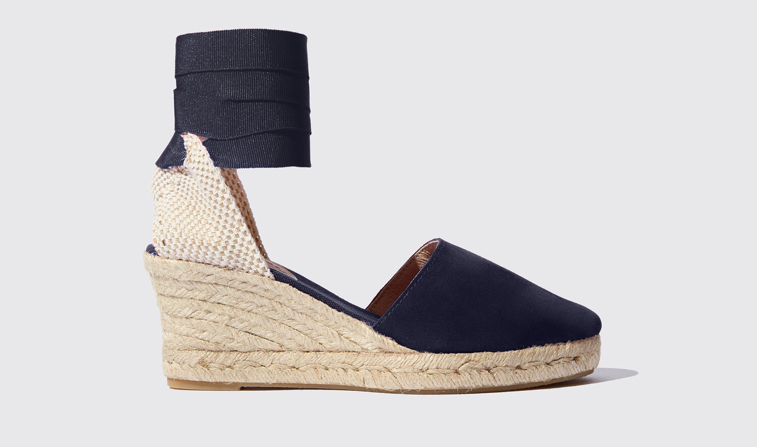 Scarosso Espadrilles Paloma Blue Suede Veloursleder von Scarosso