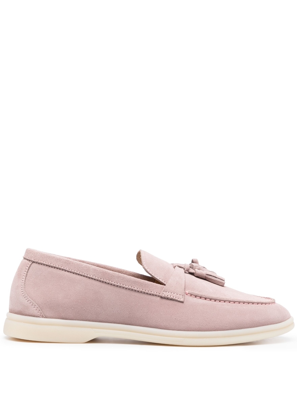 Scarosso Loafer aus Wildleder - Rosa von Scarosso