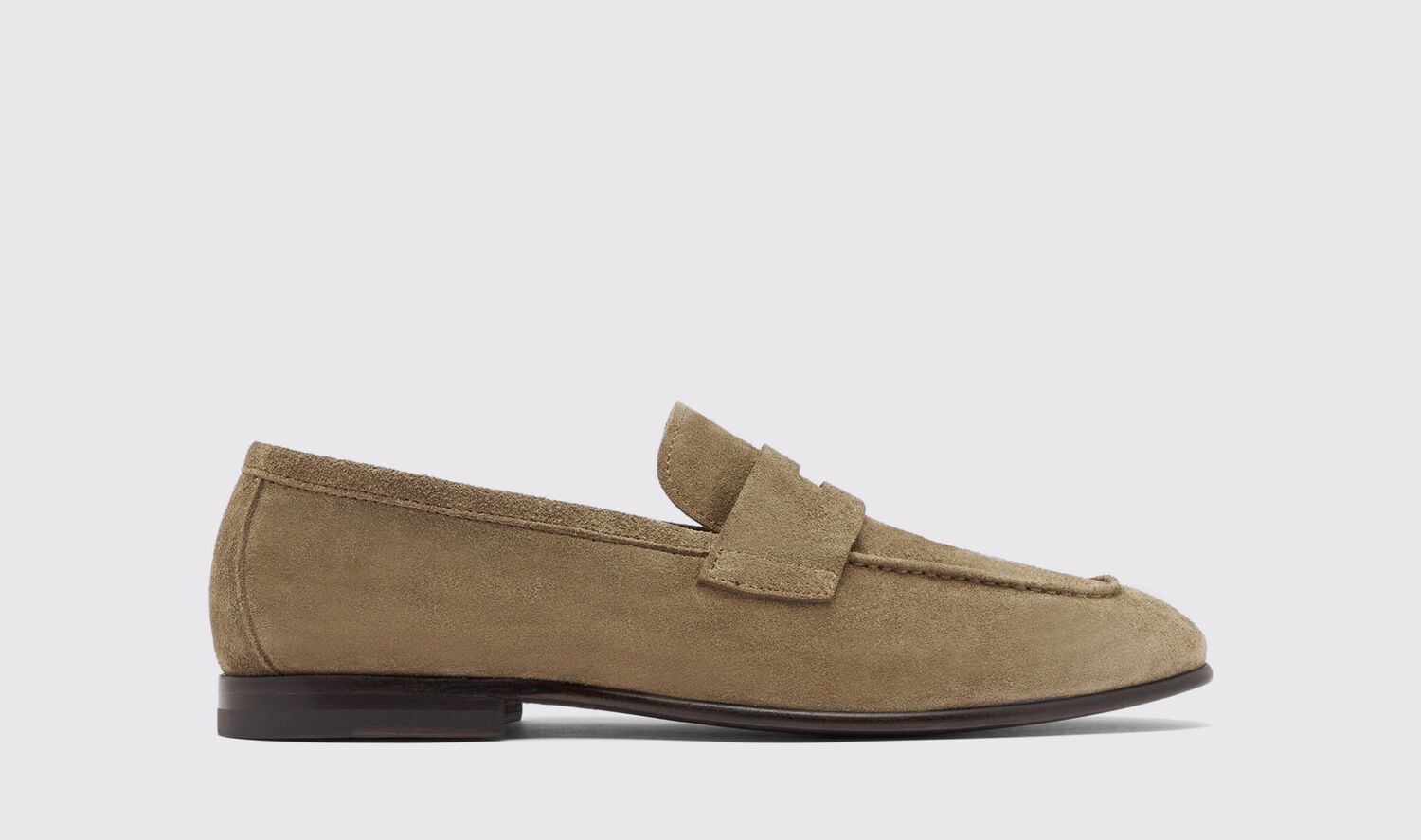 Scarosso Loafers Gregory Taupe Veloursleder Veloursleder von Scarosso