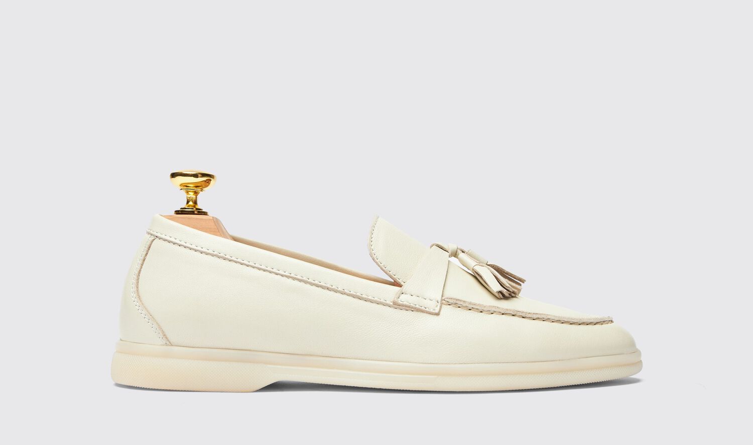 Scarosso Loafers Leandra Off White Kalbsleder von Scarosso