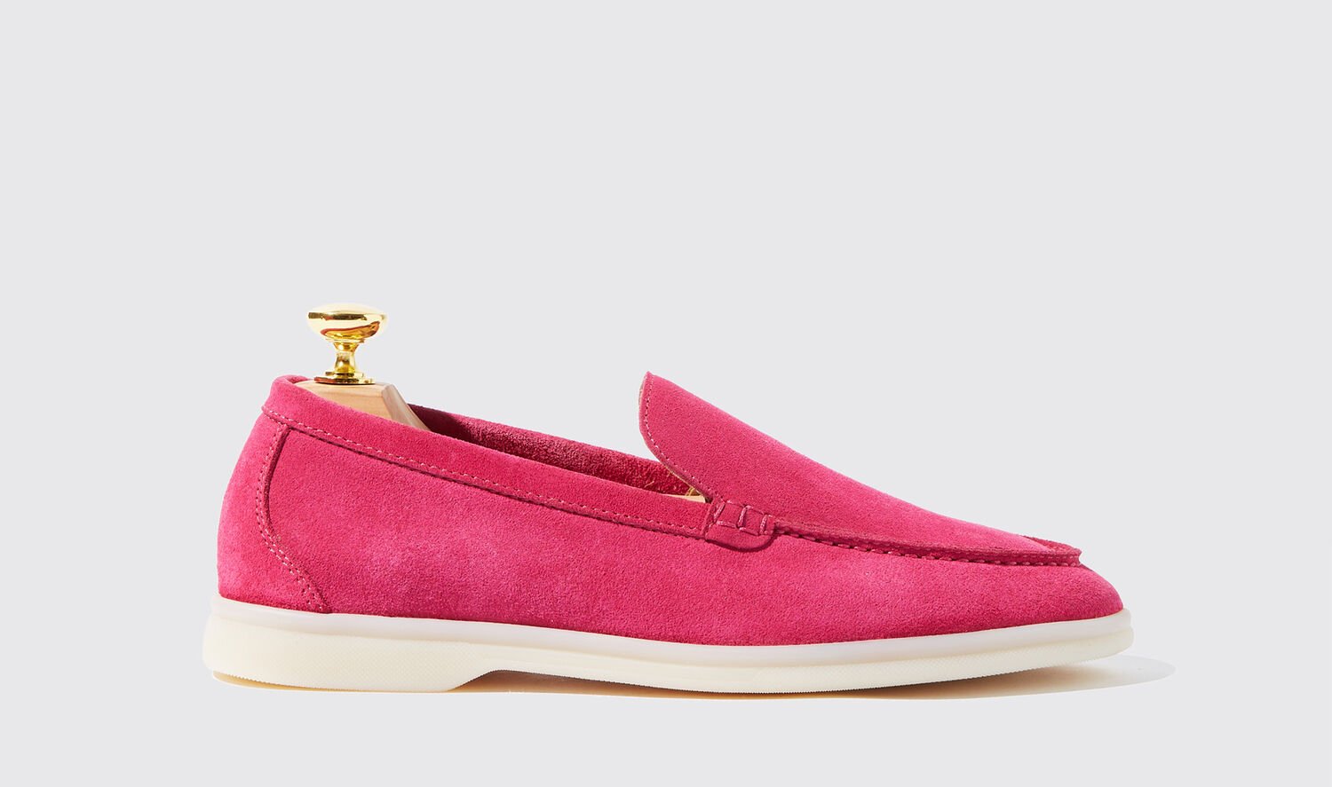 Scarosso Loafers Ludovica Fucsia Scamosciata Veloursleder von Scarosso