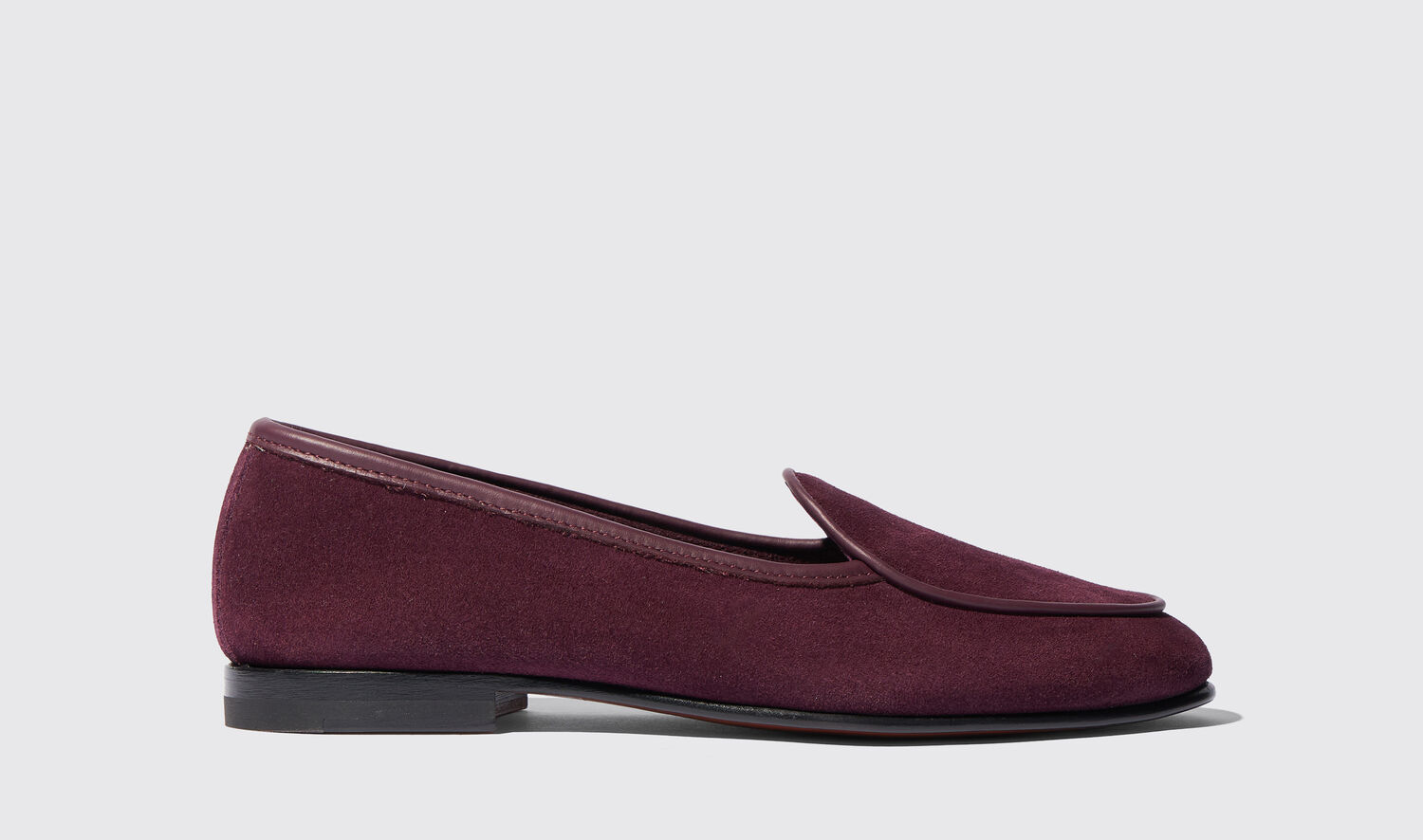 Scarosso Loafers Nele Rot Veloursleder Veloursleder von Scarosso