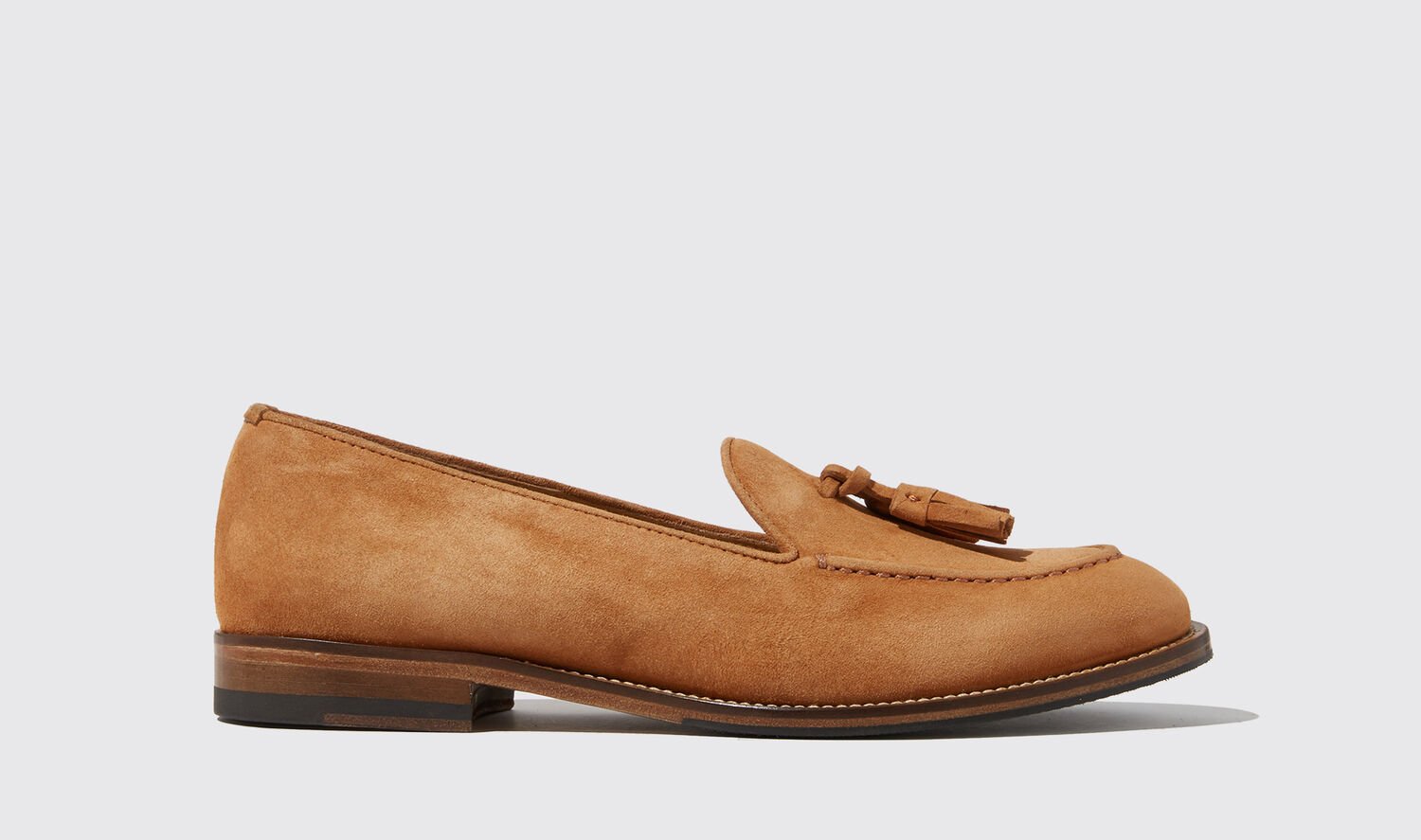 Scarosso Loafers Sienna Tan Suede Veloursleder von Scarosso