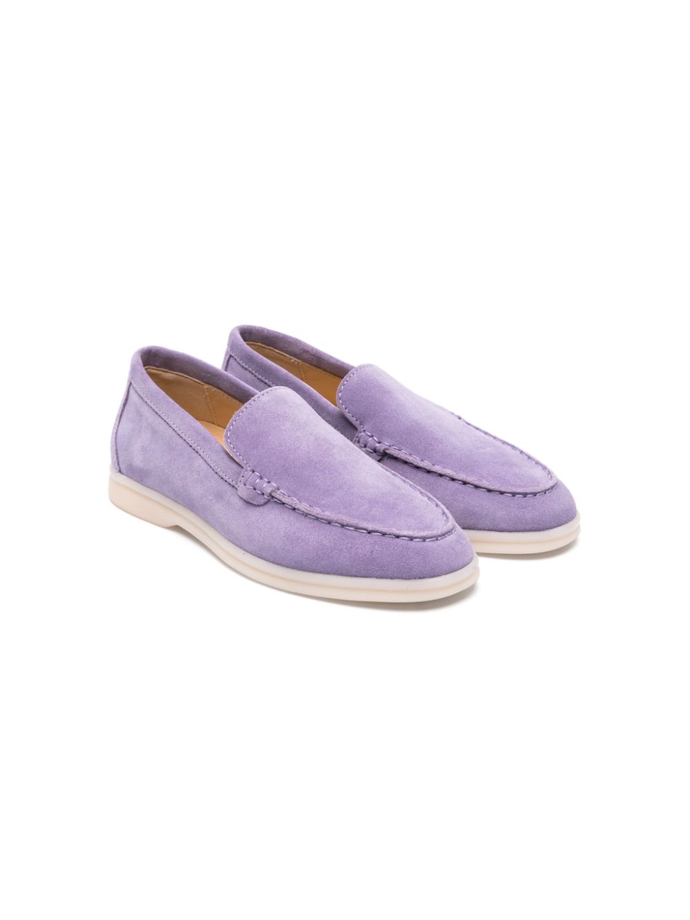 Scarosso Ludovica Loafer aus Wildleder - Violett von Scarosso