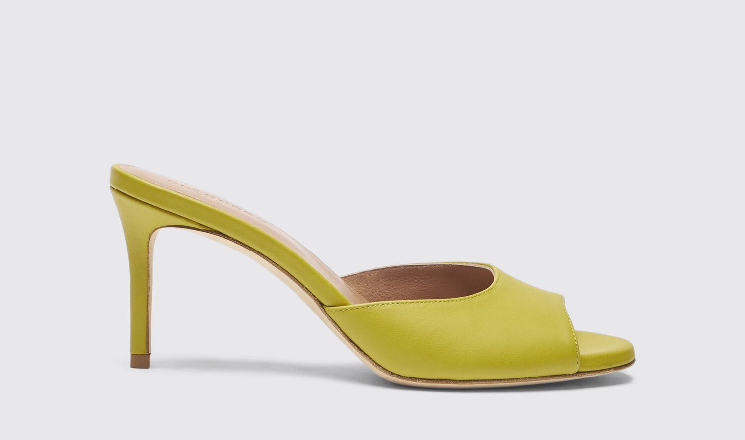 Scarosso Mules Lohan Lime Kalbsleder von Scarosso