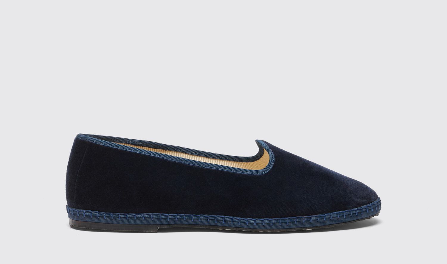 Scarosso Slippers William IV Midnight Samt von Scarosso