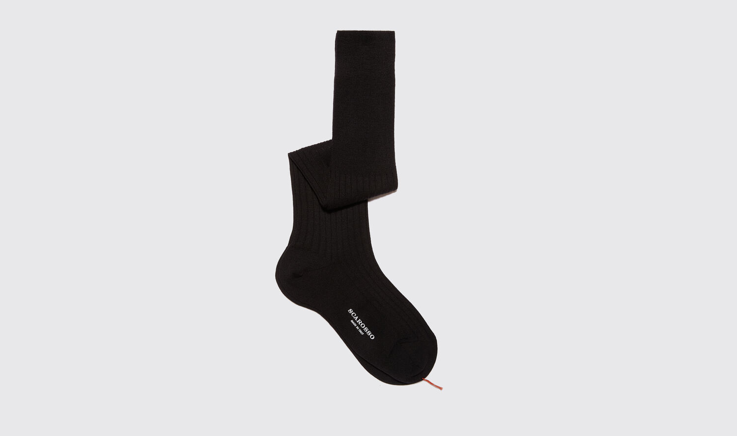 Scarosso Bevor sie ausverkauft sind Black Wool Knee Socks Merino Wool von Scarosso