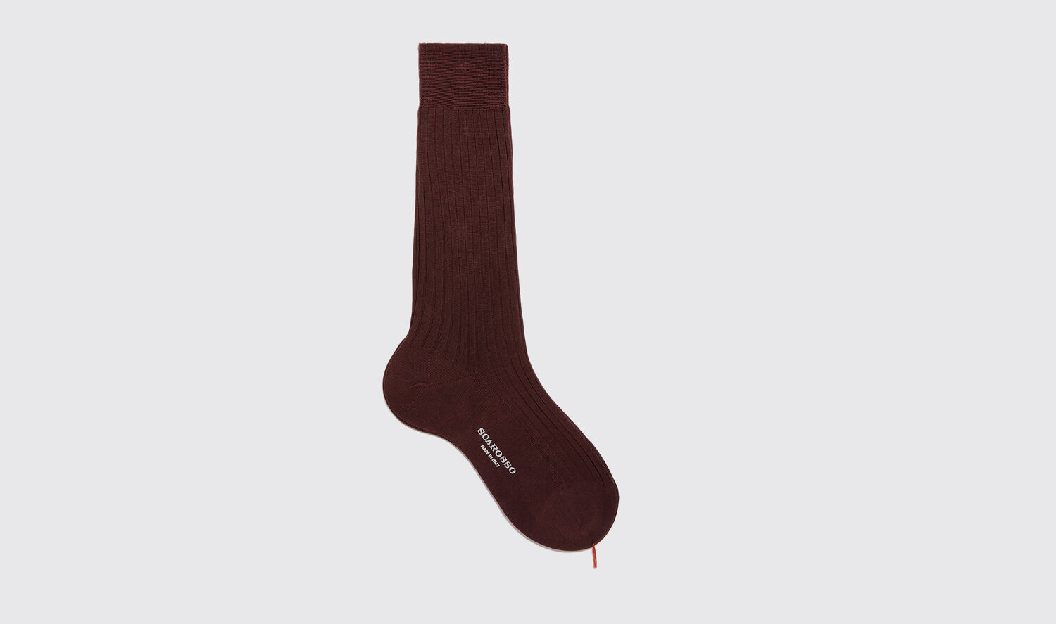 Scarosso Socken Burgundy Cotton Calf Socks Cotton von Scarosso