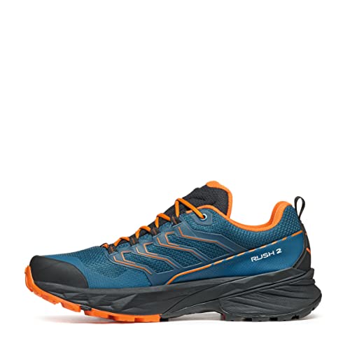 Rush 2 GTX Fast Hiking-Schuhe - Scarpa, Farbe:cosmic blue/orange, Größe:41,5 (7,5 UK) von Scarpa