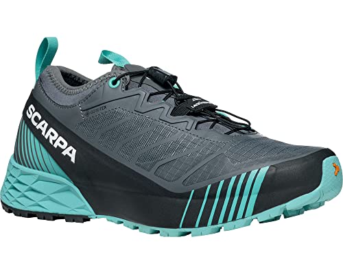 SCARPA Damen 33078-202 Rebelle Run GTX Wmn Trailrunning-Schuhe, Anthrazitblau türkis, 37 EU von Scarpa