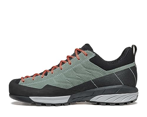 Scarpa W Mescalito Grün - Klassischer technischer Damen Zustiegsschuh, Größe EU 41 - Farbe Conifer - Gray von Scarpa