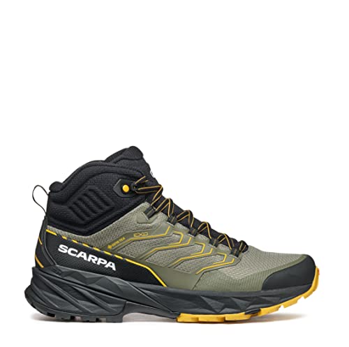 SCARPA Rush Mid 2 GTX Speed Hiking Herren, Moss Sulphur, 43 EU von Scarpa