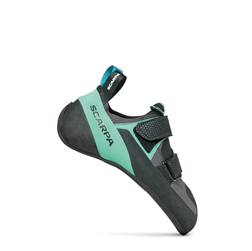 Scarpa Arpia V Lv Blau-Grau - Vielseitiger komfortabler Kletterschuh, Größe EU 40.5 - Farbe Shark - Aqua von Scarpa